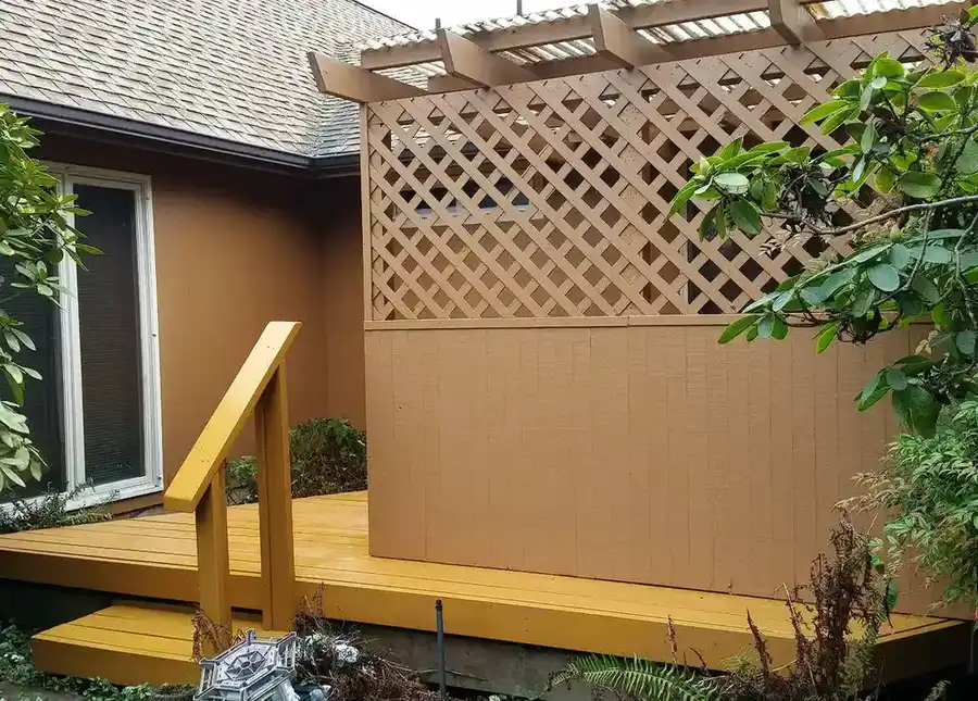 Deck restoration sanding and sealing in Coburg Oregon by Randall J Banks Painting Deck restoration sanding and sealing in Coburg Oregon by Randall J Banks Painting